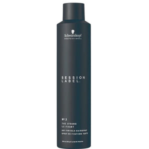 Schwarzkopf Session Label No.3 The strong 300ml dry firm hold hairspray - On Line Hair Depot