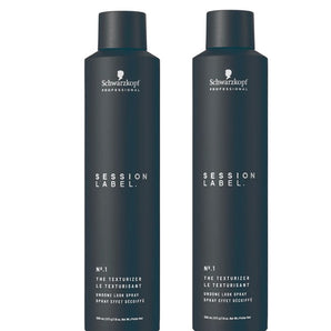 Schwarzkopf Session Label No.1 The Texturizer  lightweight texture and volume for fuller 300ml x 2 - On Line Hair Depot