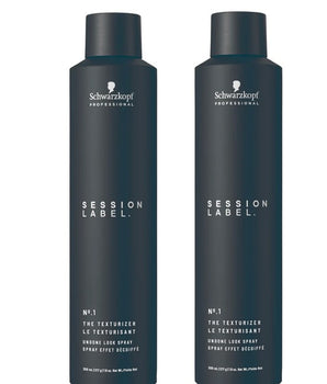 Schwarzkopf Session Label No.1 The Texturizer  lightweight texture and volume for fuller 300ml x 2 - On Line Hair Depot