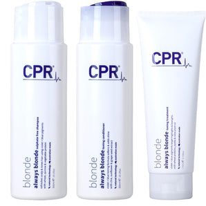 Vitafive CPR Always Blonde Shampoo Conditioner 300ml and Treatment 170ml Trio CPR Vitafive - On Line Hair Depot