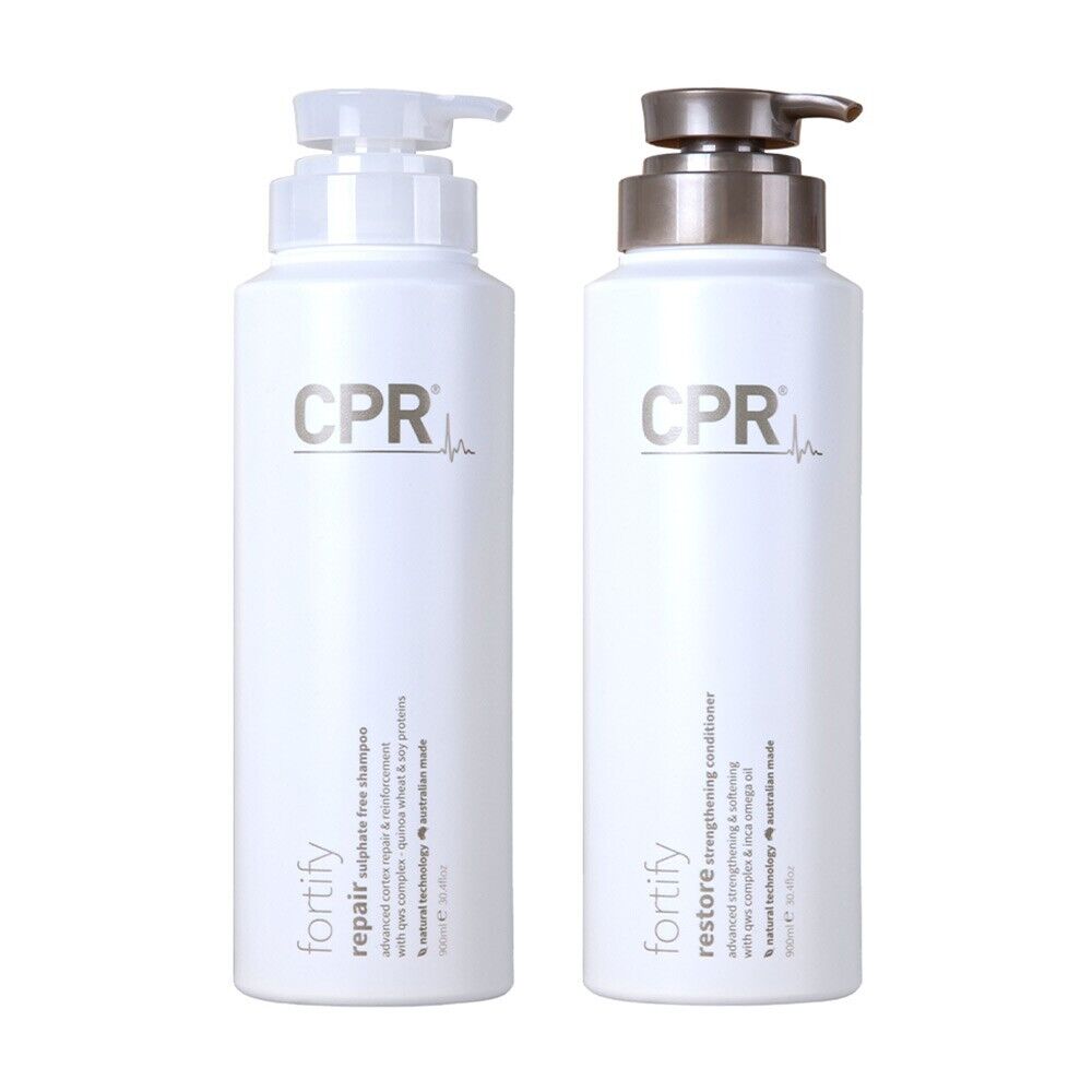Vitafive CPR Fortify Repair Shampoo and Restore Conditioner 900ml Duo - On Line Hair Depot