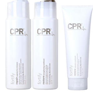 Vitafive CPR Fortify Repair Shampoo, Conditioner Treatment Trio - On Line Hair Depot