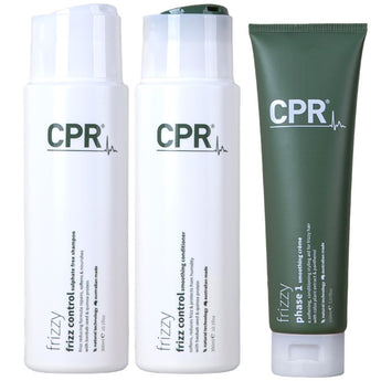 Vitafive CPR Frizzy Shampoo Conditioner Phase 1 Trio Pack - On Line Hair Depot