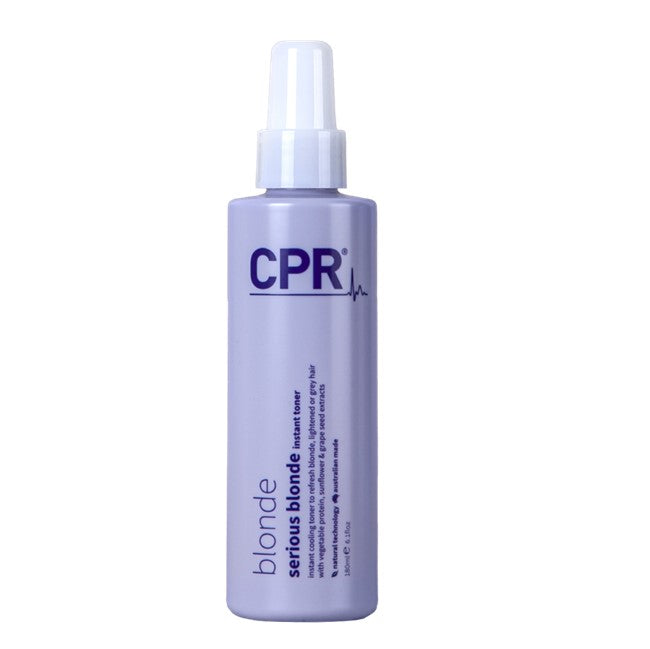 Vitafive CPR Serious Blonde Instant Toner 180ml Eliminates Brassy - On Line Hair Depot
