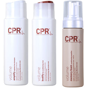 Vitafive CPR Volume Volumising Shampoo Conditioner & Foam Amplifier Trio Pack - On Line Hair Depot