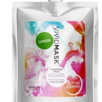 RPR My Colour Vivid Mask Green 200ML RPR Hair Care - On Line Hair Depot