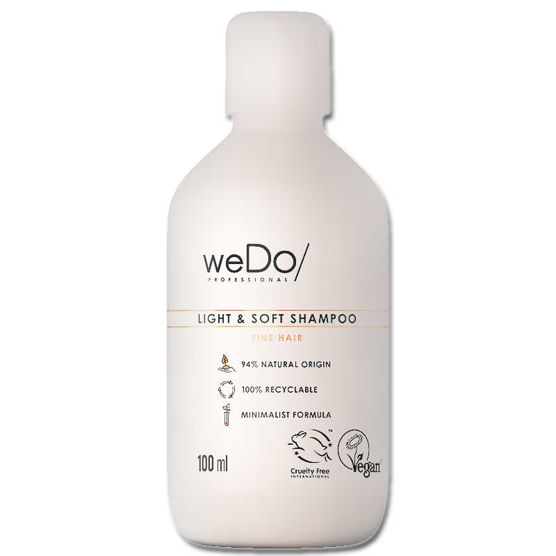weDo Professional Light & Soft Cleanser Shampoo 100ml - On Line Hair Depot