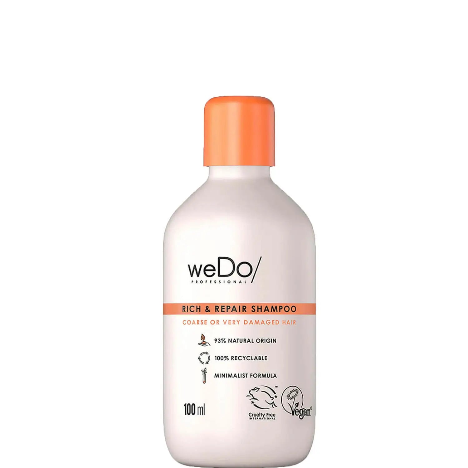 weDo Professional Rich and Repair Cleanser Shampoo 100ml - On Line Hair Depot