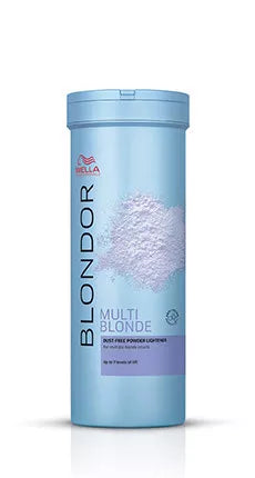 Wella Blondor Multi Blonde Dust Free Powder Lightener Bleach 400g - On Line Hair Depot