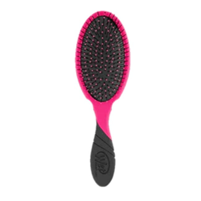 Wet Brush Pro Detangler Plus Pink with rubberized handle - On Line Hair Depot